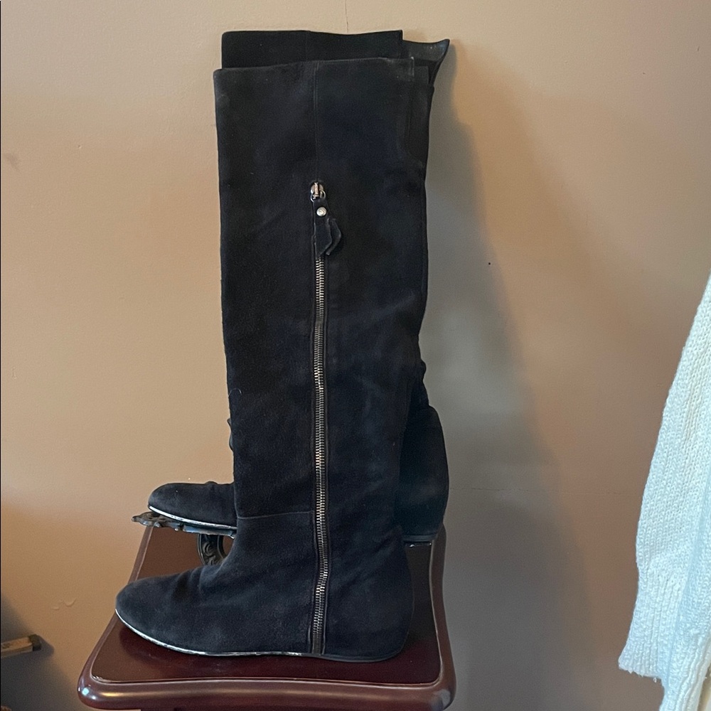 Stuart Weitzman Black Over the Knee Boots